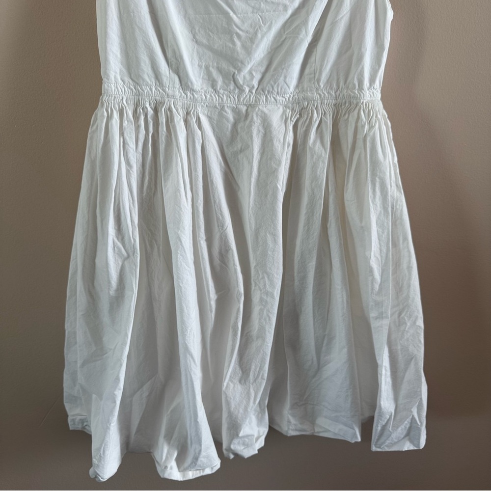 Rebecca Taylor Square Neck Sleeveless White Summer Dress - Empire‎ Waist Size 4 - Picture 5 of 7